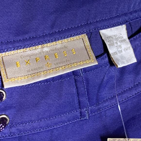 Vintage Express Surfing Board Shorts in purple sz 7/8 - Picture 4 of 4